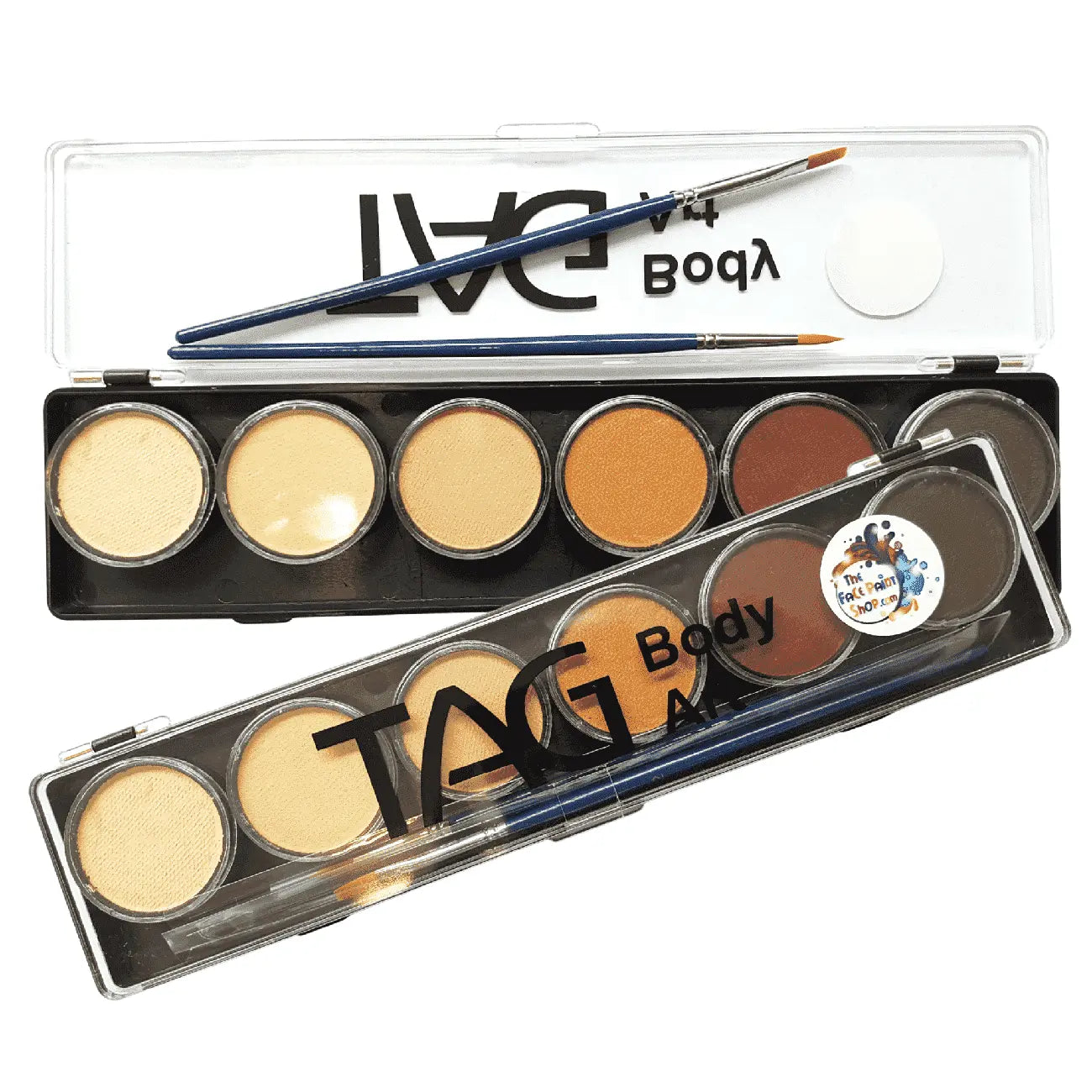TAG Body Art Face Paint Palette - Skin Tone 6 x 10g